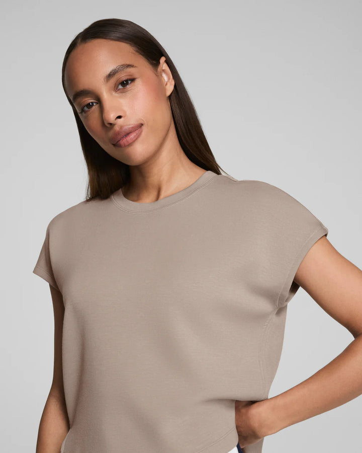 SPANX AirEssentials® Cap Sleeve Tee - Ashwood