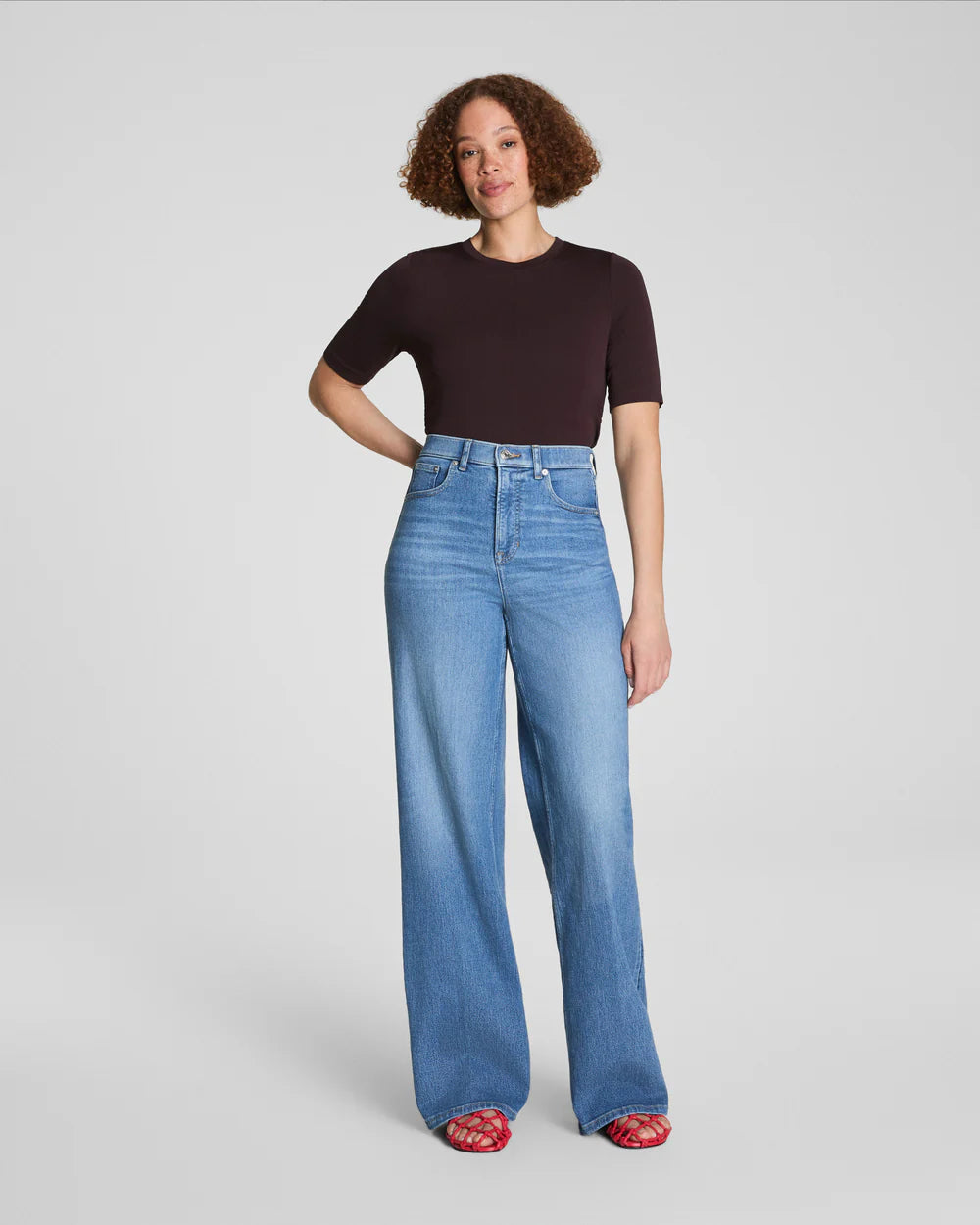 SPANXshape™ Authentic 360: Wide Leg Jeans - Elysian