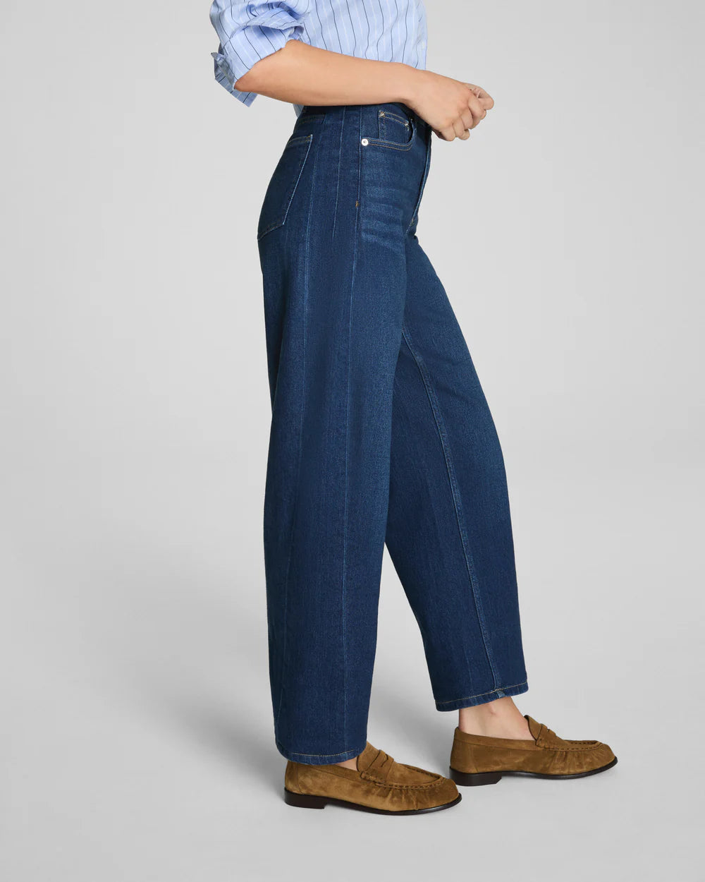 SPANXshape™ Authentic 360 Barrel Leg Jeans -Adriatic Blue