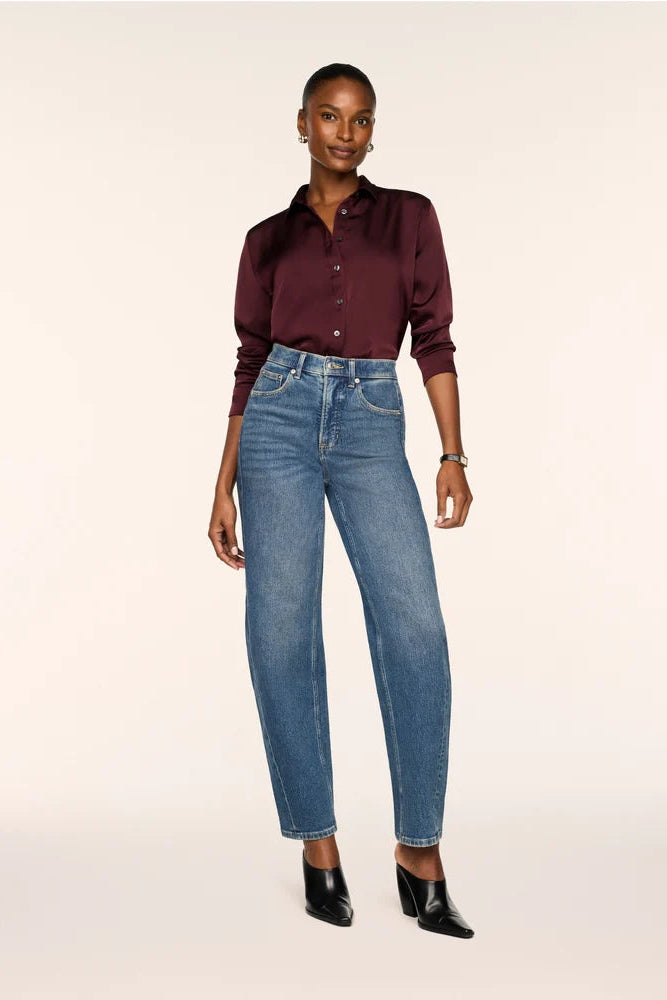 SPANXshape® Authentic 360 Barrel Leg Jeans - Vintage Tide