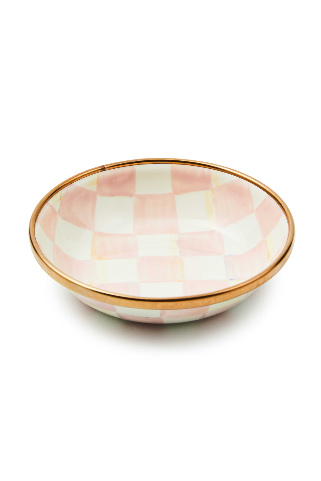 MacKenzie Childs: Rosy Check Dipping Bowl