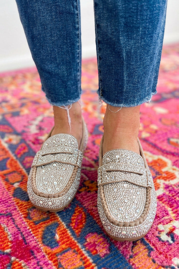 Corkys: Penny For Your Thoughts Loafers - Rhinestone