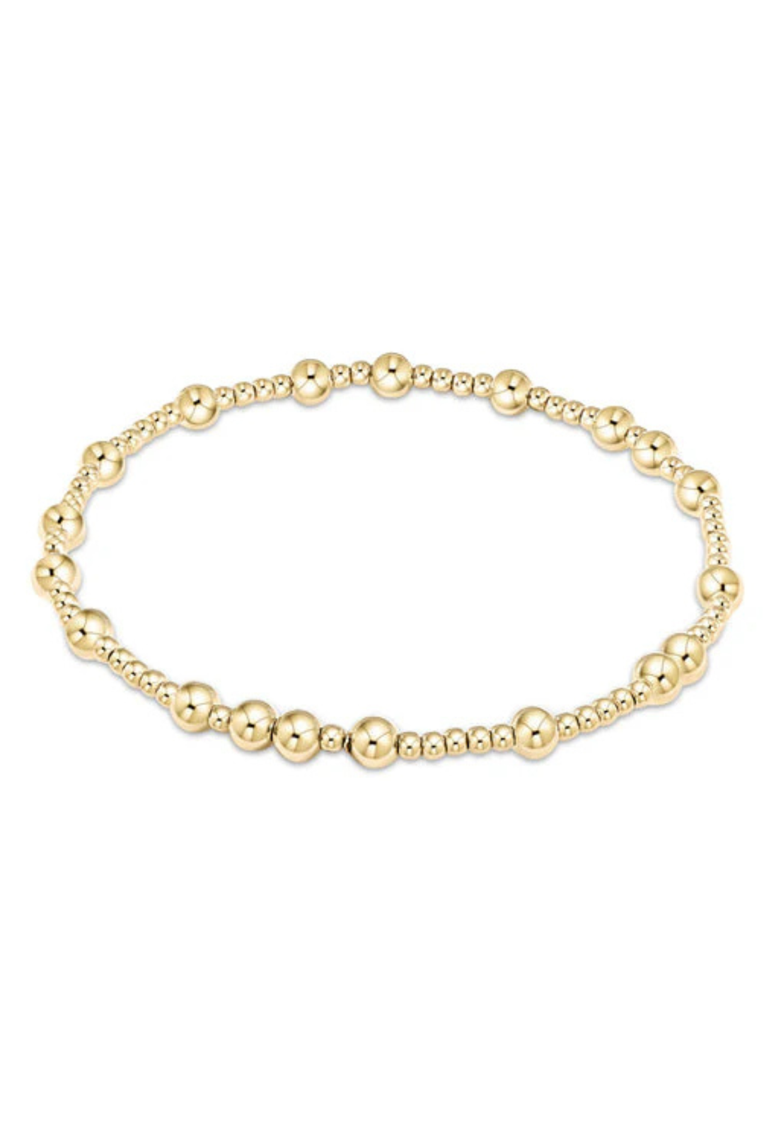 enewton: Hope Unwritten 4mm Bead Bracelet - Gold - B Social Boutique