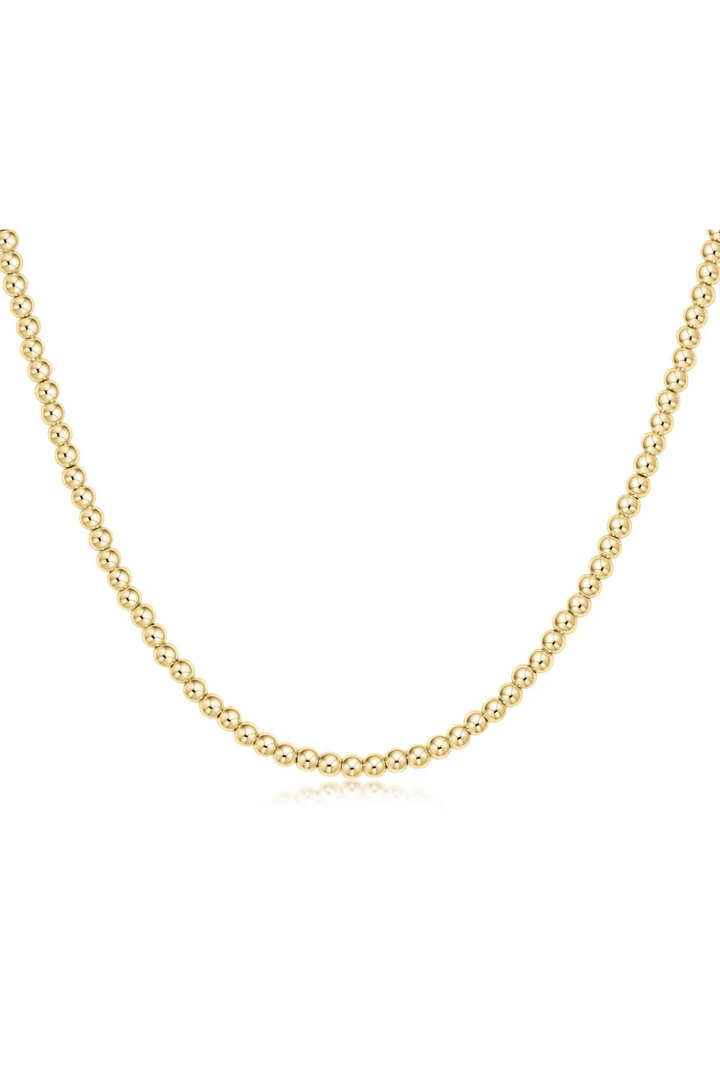 enewton: 17” Chocker Classic 3mm- Gold - B Social Boutique
