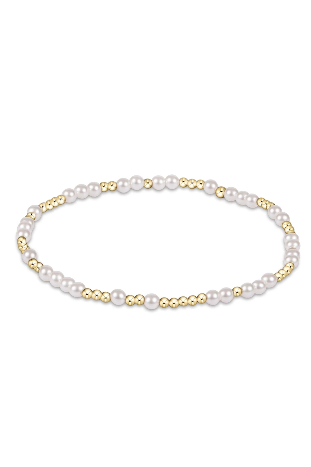 enewton: Hope Unwritten 3mm Bracelet - Pearl - B Social Boutique