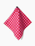 Cherry Gingham Luxe Washcloth Set