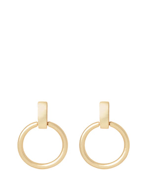 Spartina 449: Simple Ring Earring, Gold