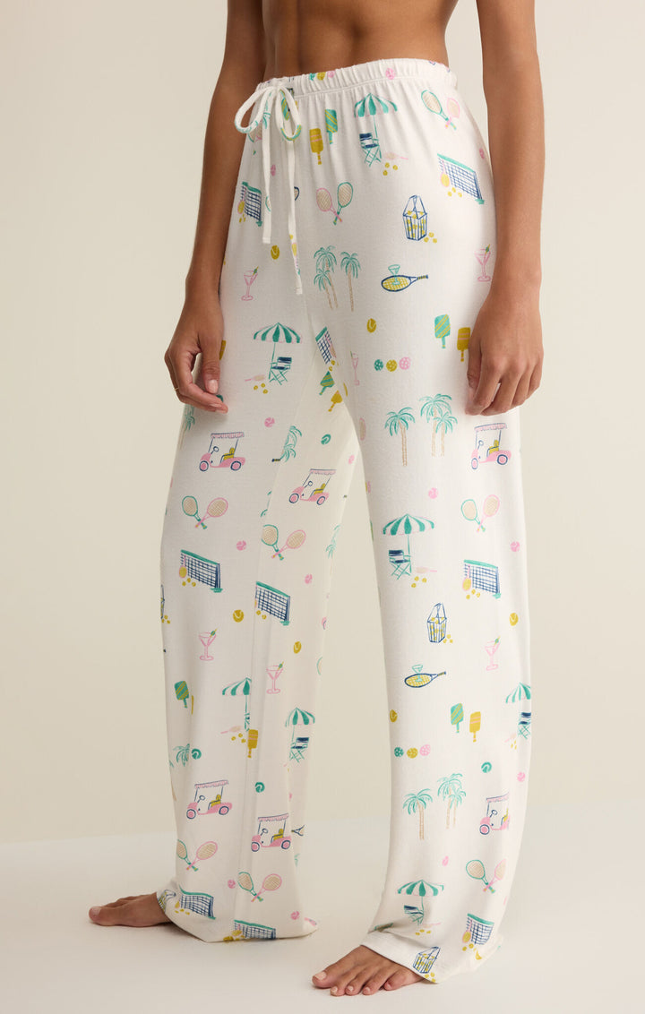 Z Supply: Downhome Court Sports Pant- White