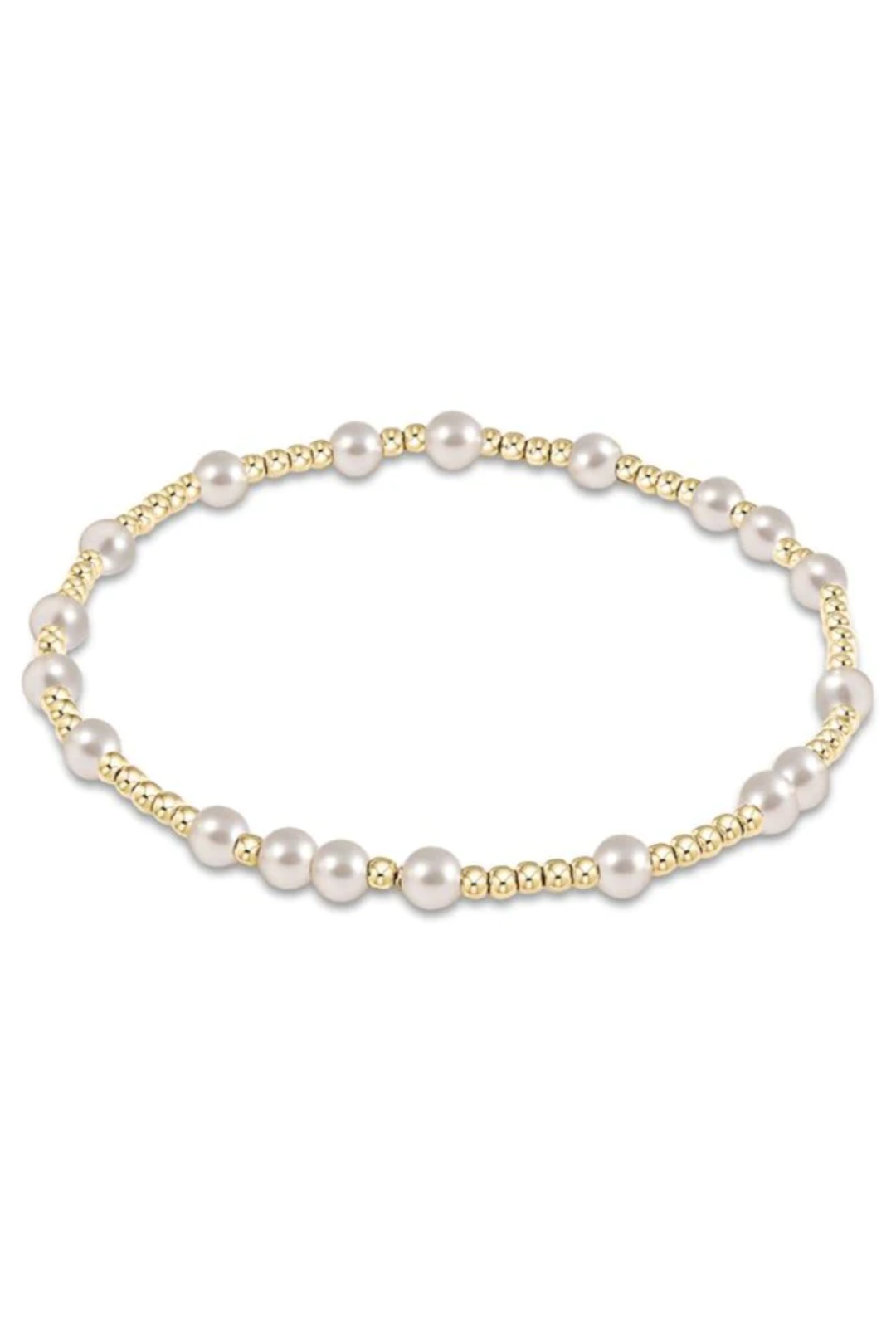 enewton: Hope Unwritten 4mm Bracelet- Pearl - B Social Boutique