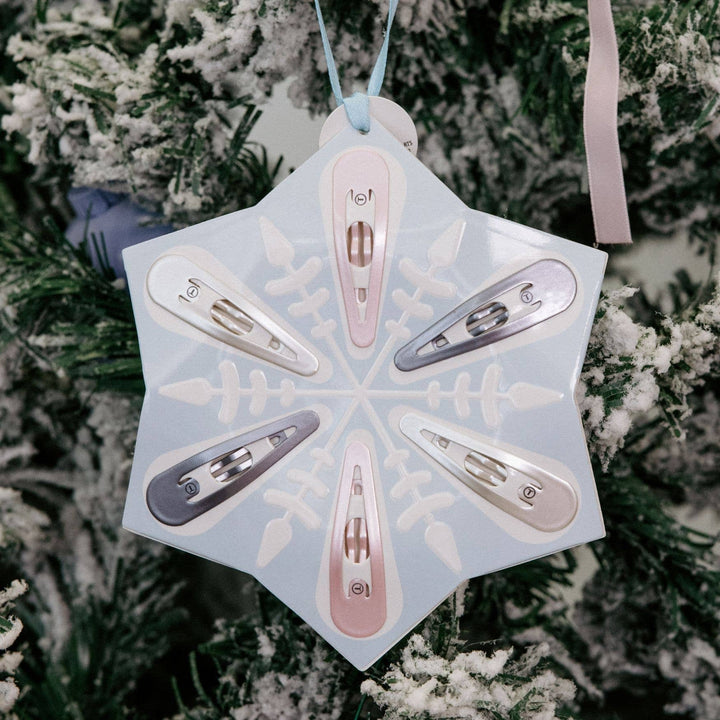 Snowflake Snap Clip Ornament Gift Set (6ct)