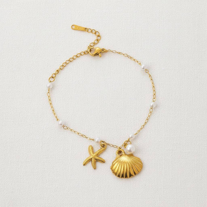 Pearl Shell Starfish Necklace