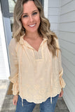 Please Remember Me Blouse - Cream