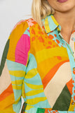 Karlie: Multi Abstract Zebra Maxi Dress