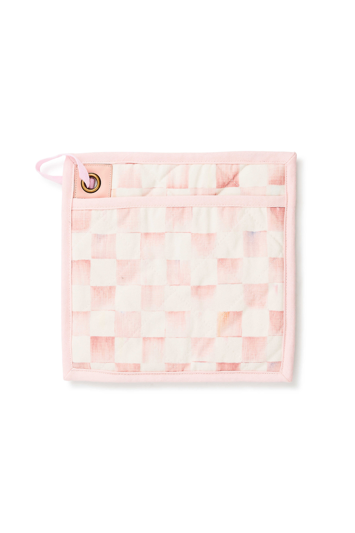 MacKenzie Childs: Rosy Check Potholder