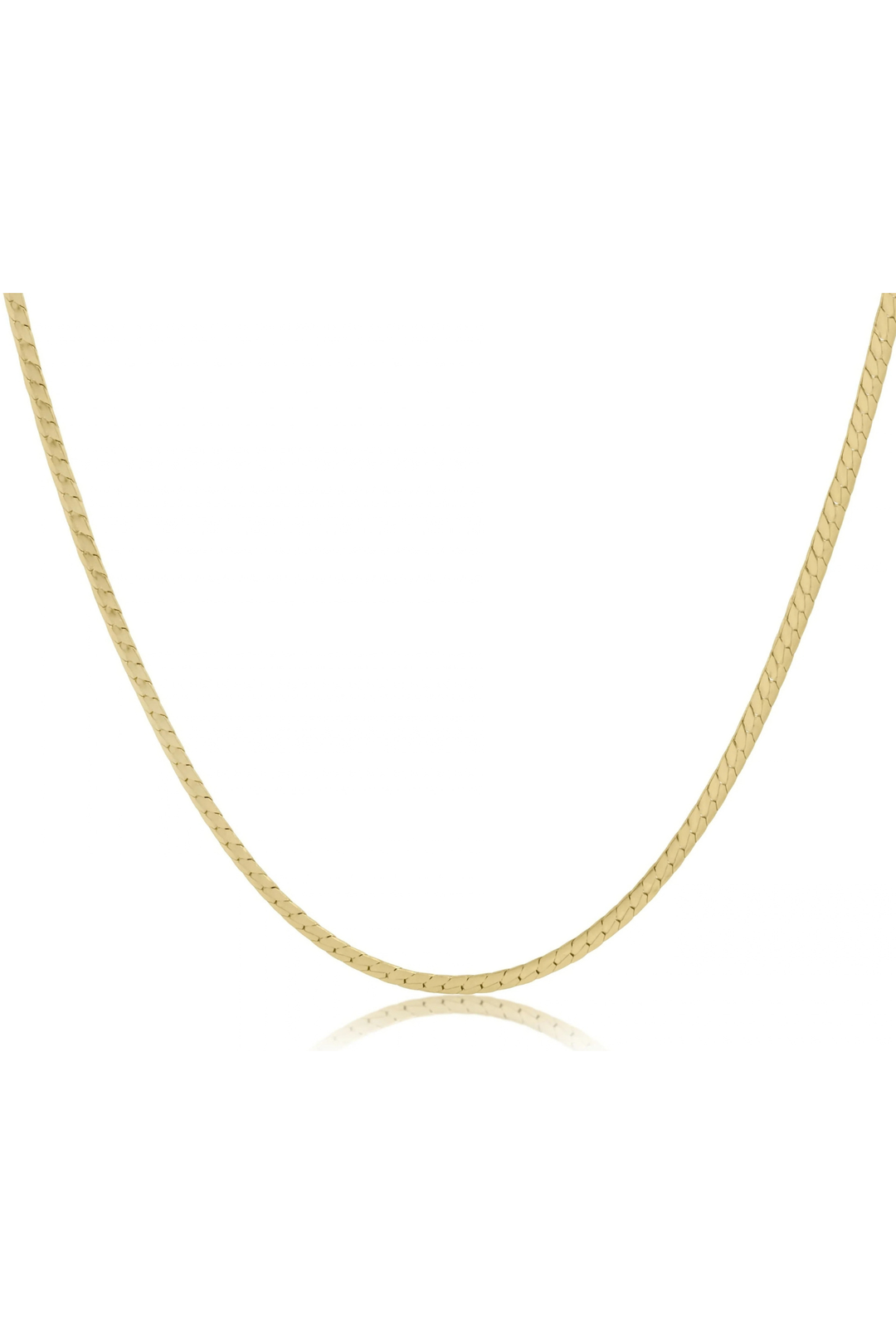 enewton: 15" Choker Herringbone Chain - Gold - B Social Boutique