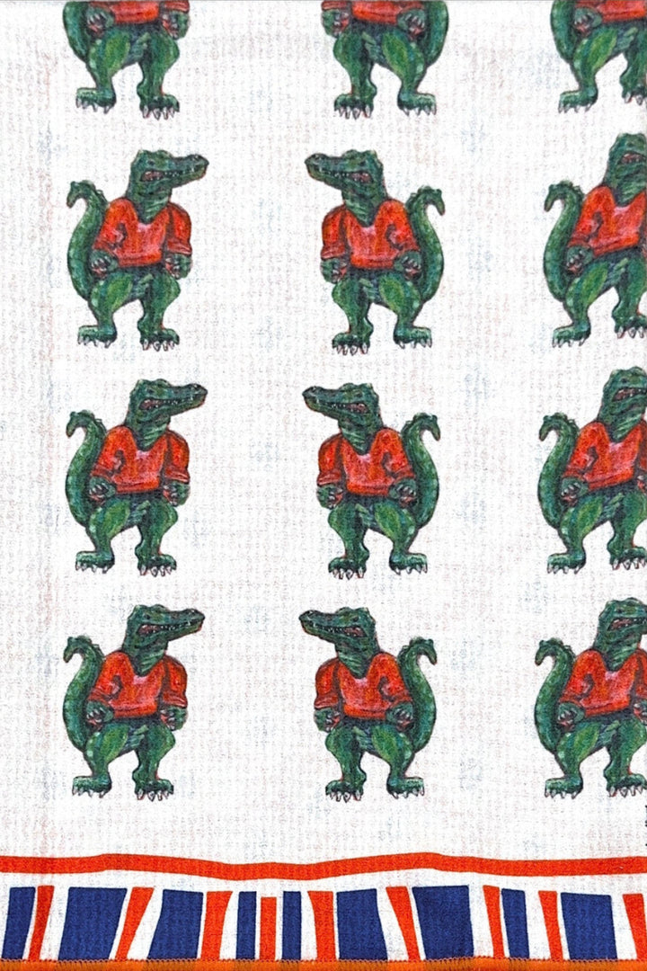 Game Day Gator Tea Towel
