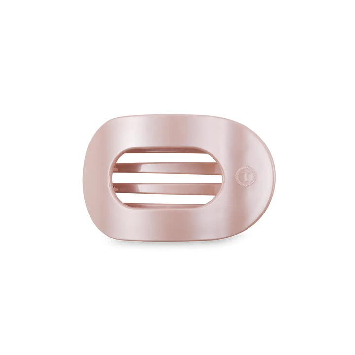 Round Flat Hair Clip | Small | Pearly Pink