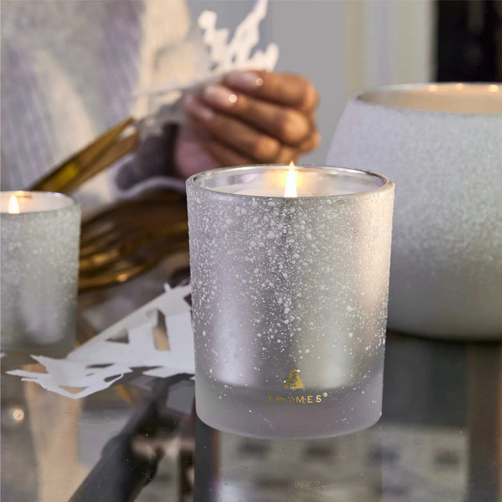 Thymes: Frasier Fir Medium Flocked Collection Poured Candle
