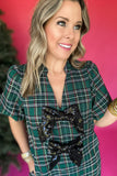 Holiday Traditions Plaid Bow Dress