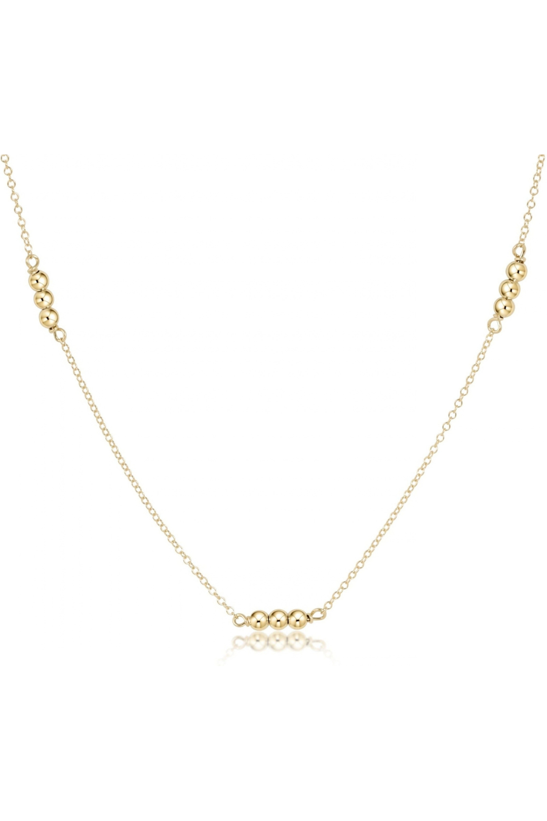 enewton: 15in Choker Joy Simplicity Chain Gold - 3mm Gold - B Social Boutique