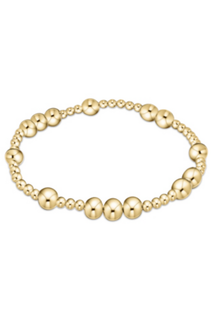 enewton: Hope Unwritten 6mm Bead Bracelet Gold - B Social Boutique
