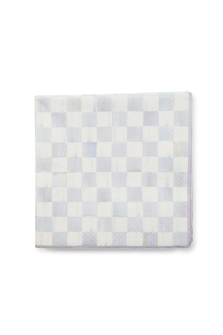 MacKenzie Childs: Sterling Check Luncheon Paper Napkins