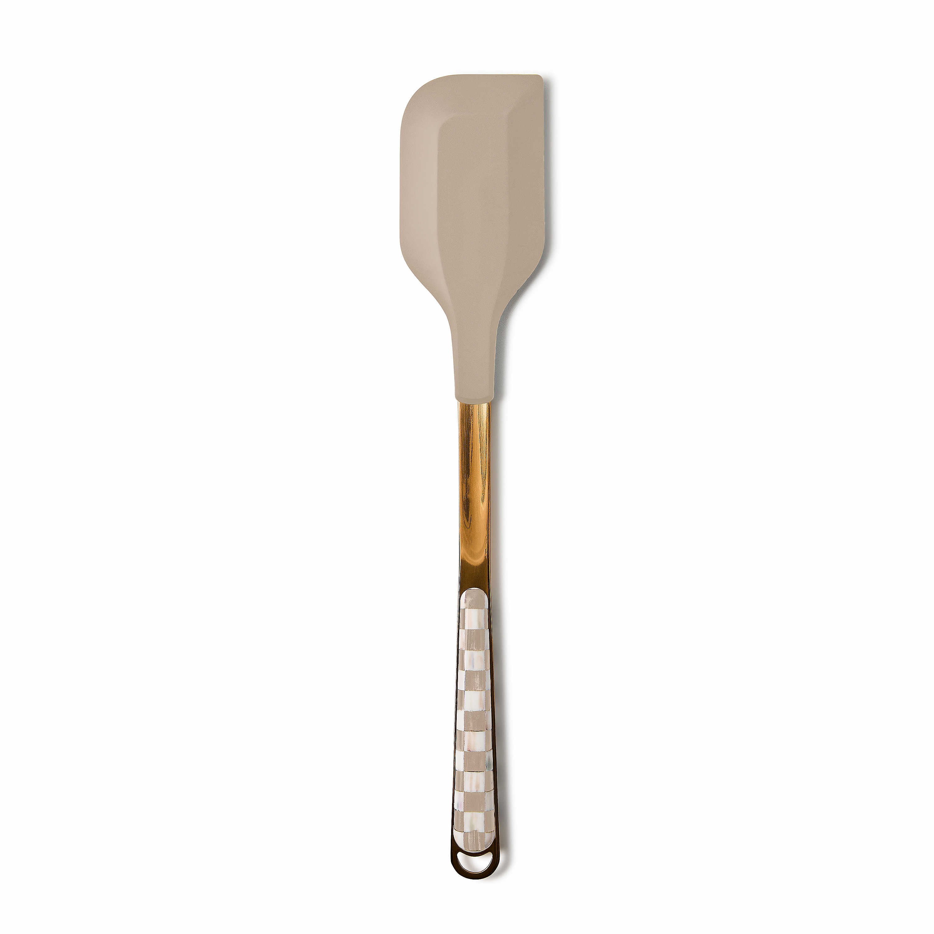 MacKenzie Childs: Mocha Check Spatula - Thumbnail 2