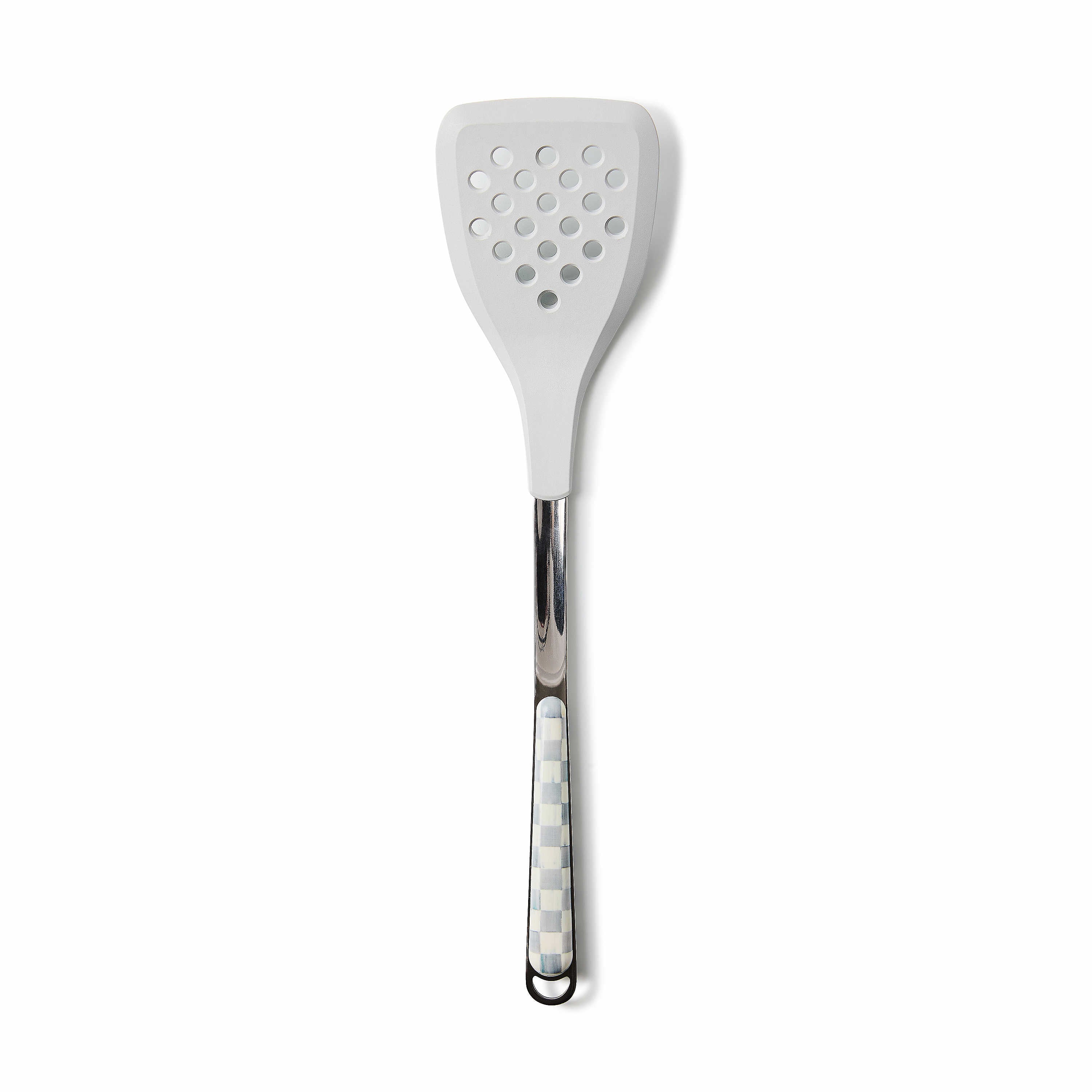 MacKenzie Childs: Sterling Check Slotted Spatula