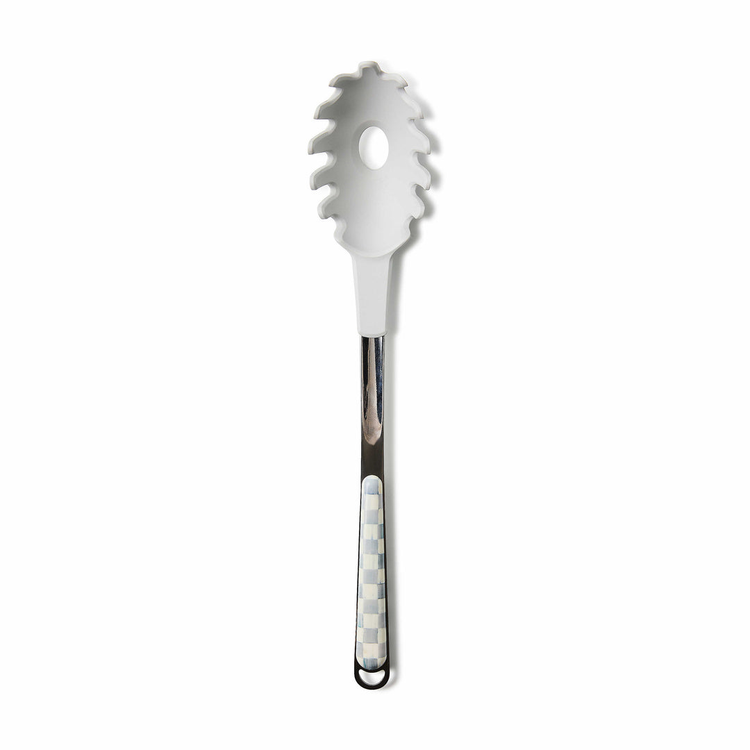 MacKenzie Childs: Sterling Check Pasta Spoon - B Social Boutique