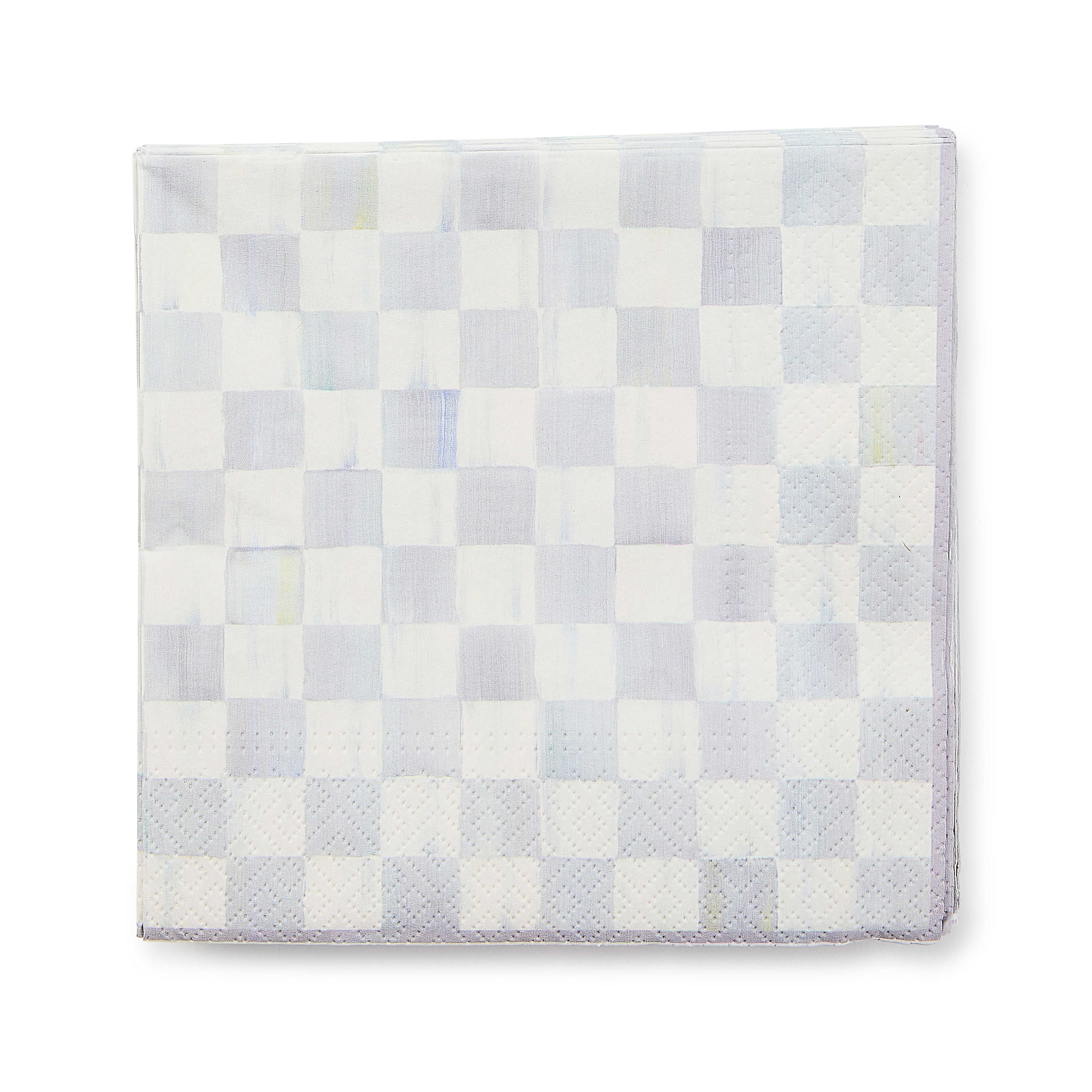 MacKenzie Childs: Sterling Check Luncheon Paper Napkins - Thumbnail 3