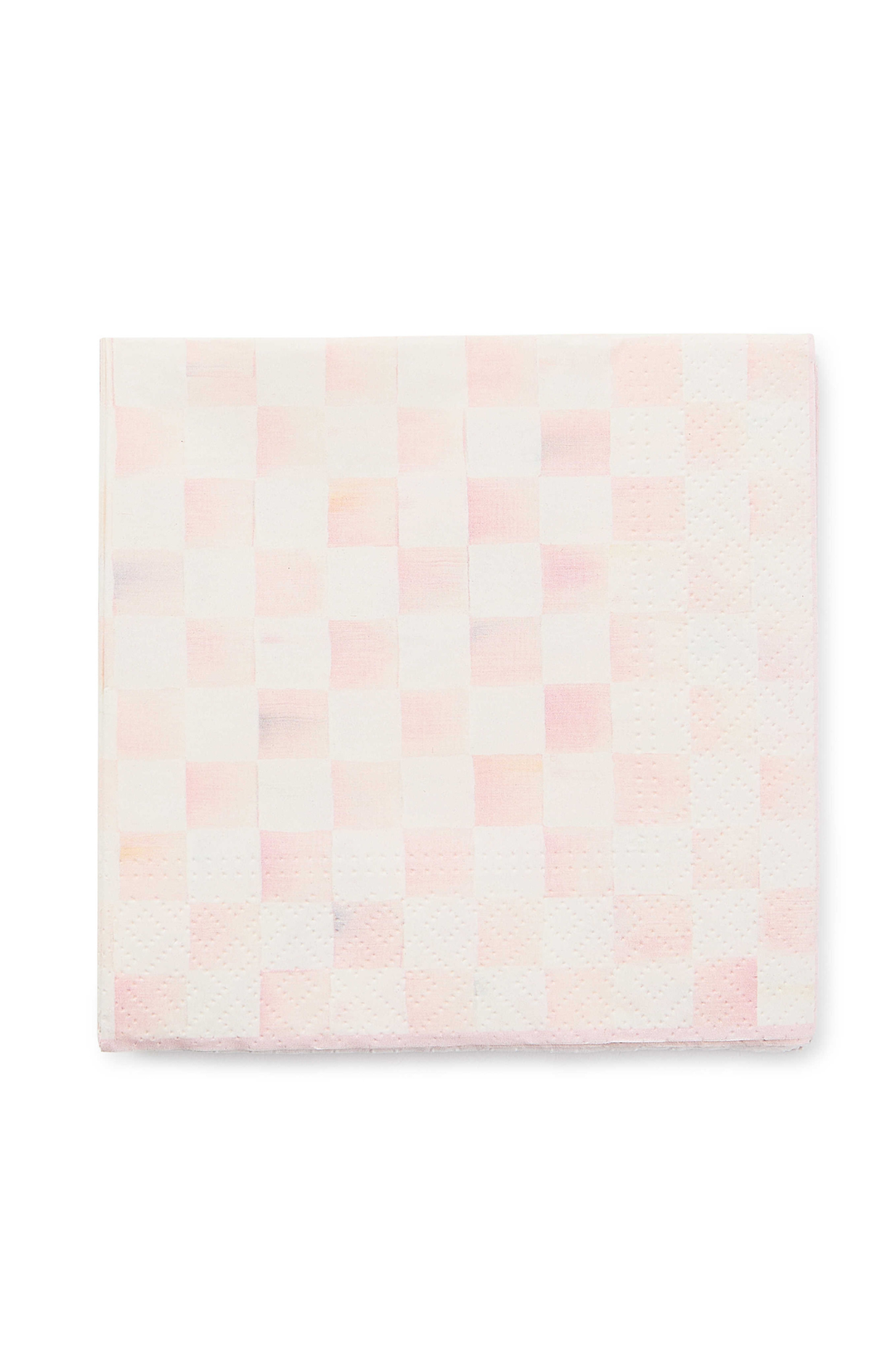 MacKenzie Childs: Rosy Check Cocktail Paper Napkins