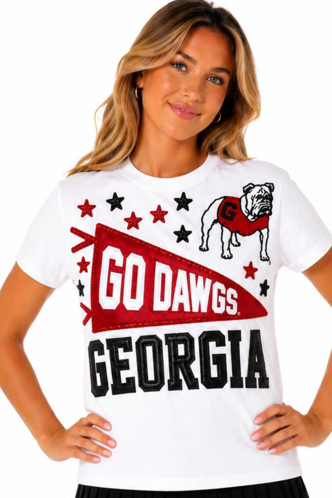 Georgia Pennant Sparkle T-Shirt