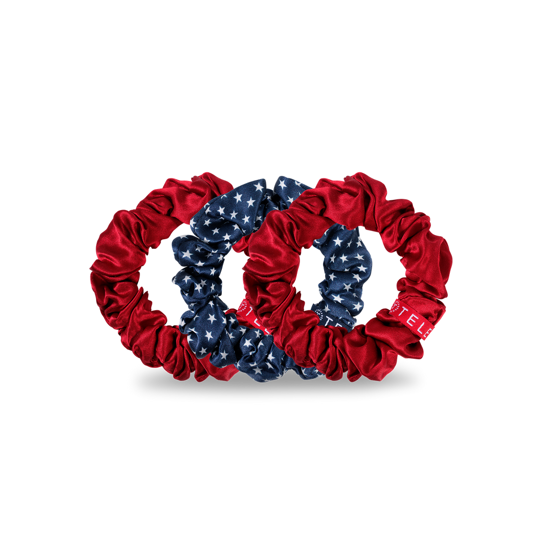 Silk Hair Scrunchie | Large | Independence Bae