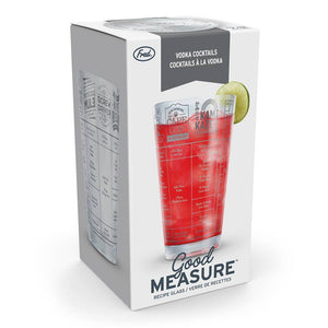 Good Measure Recipe Glass - Vodka