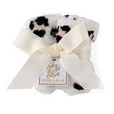 Charlie Leopard Print Plush Socks, Ivory