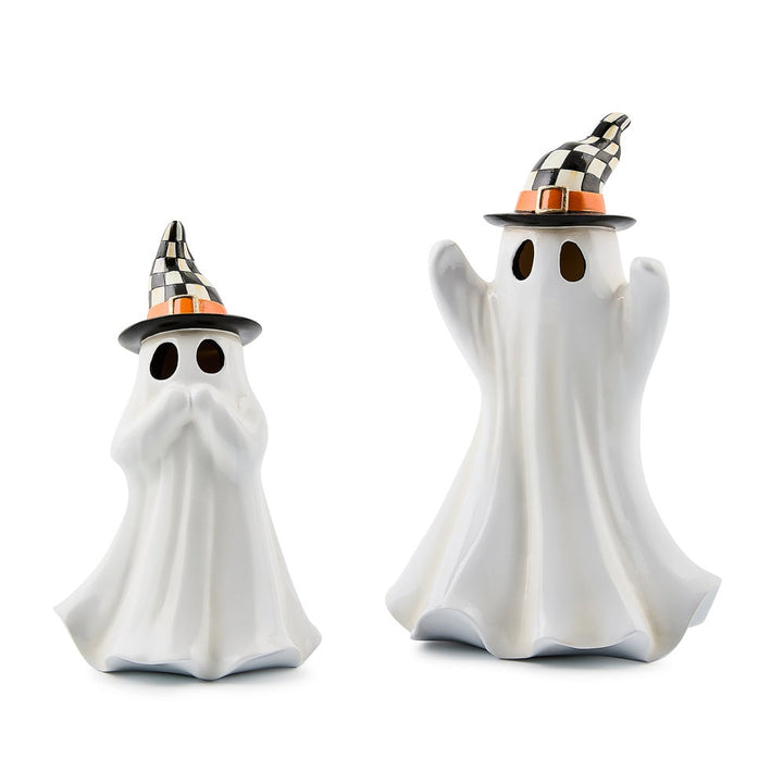 MacKenzie Childs: Courtly Illuminated Ghosts, Set of 2
