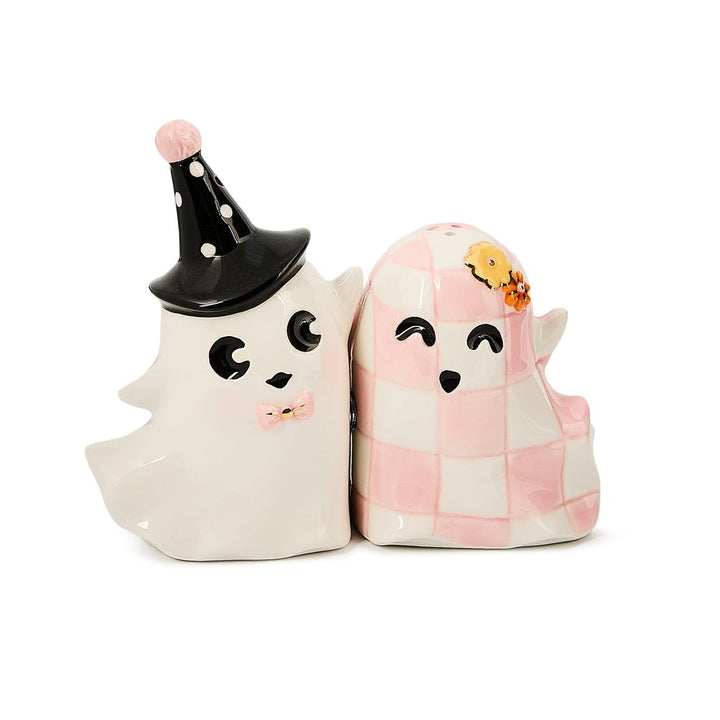 MacKenzie Childs: Hocus Pocus Ghost Salt & Pepper Set