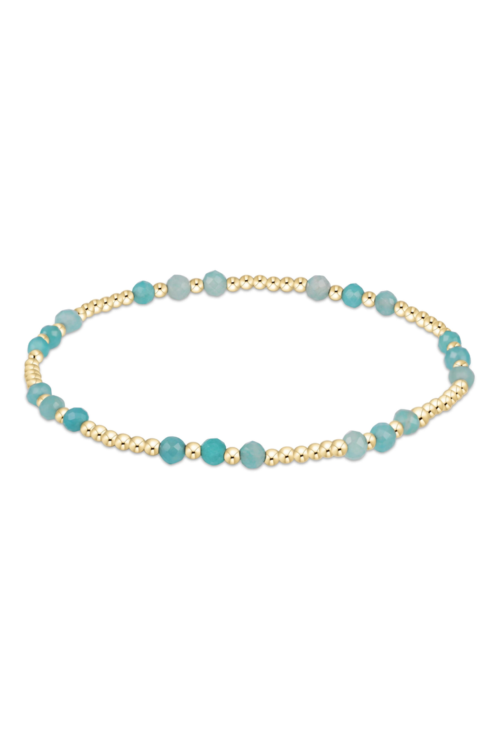 enewton: Joy Gem 3mm Bracelet - Amazonite