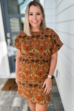 Molly Bracken: Autumn Is Here Dress - Camel