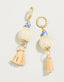 Spartina 449: Summer House Earrings - Natural/Blue