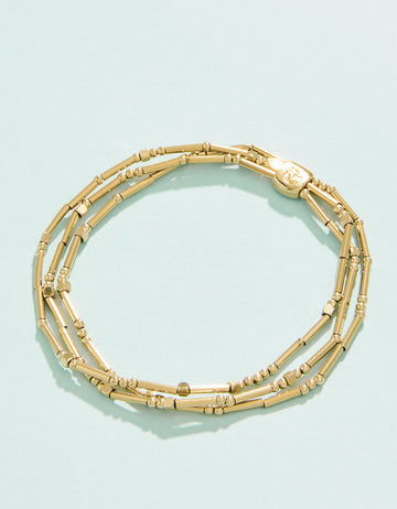 Spartina 449: Mermazing Stretch Bracelet-  Gold