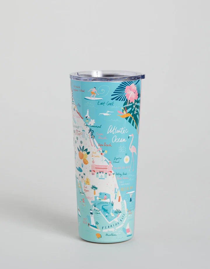 Stainless Steel Drink Tumbler 22 oz. Florida - Thumbnail 3