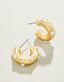 Spartina 449: Chubby Hoop Earring -  Pearl