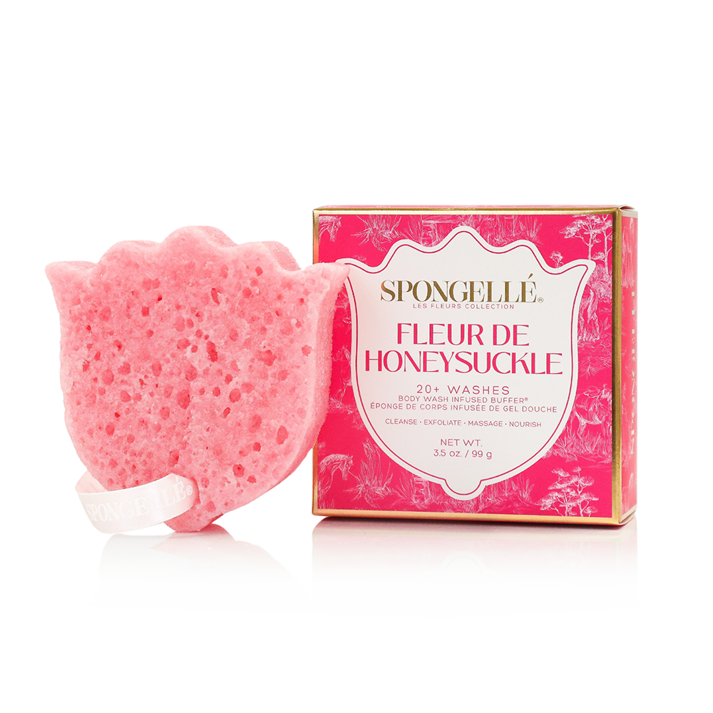 SPONGELLE: Les Fleurs Body Buffer