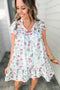 Sweetly Yours Floral Dress - Blue