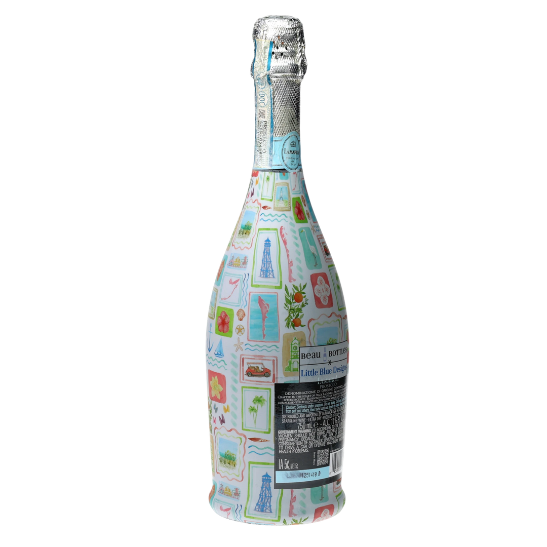 Beau Bottles Little Blue Designs From FL with Love - Prosecco Collection