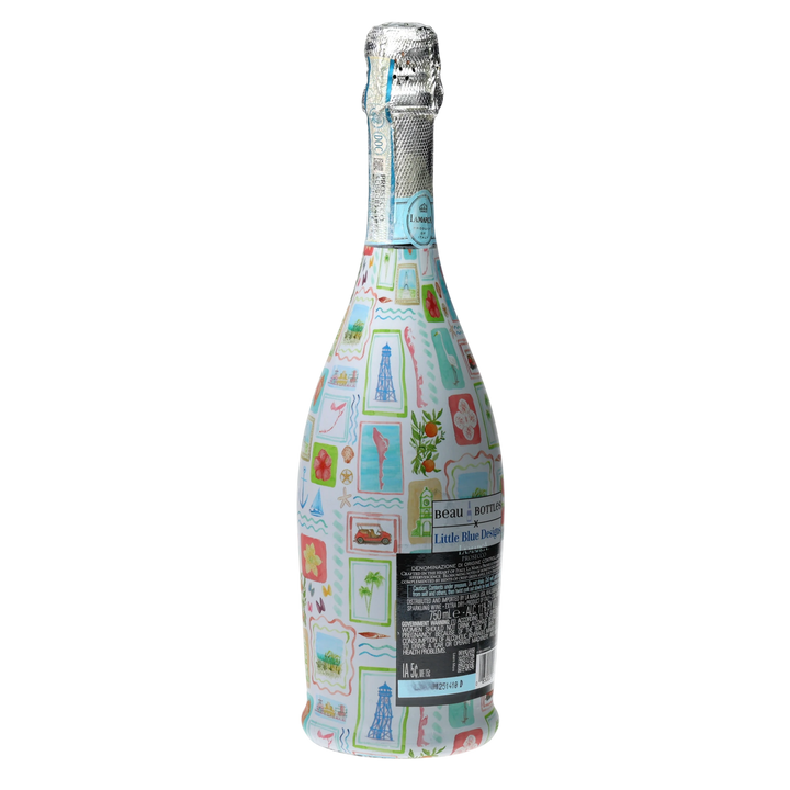 Beau Bottles Little Blue Designs From FL with Love - Prosecco Collection