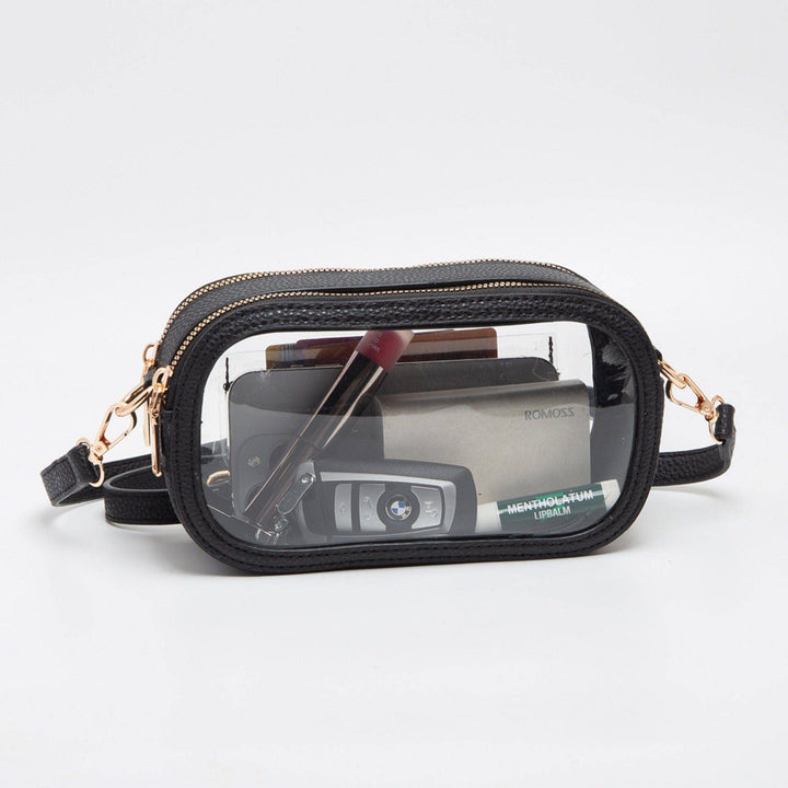 Double Zipper Oval Clear Gameday + Stadium Bag