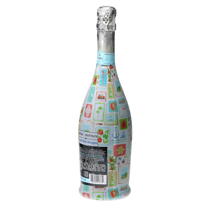 Beau Bottles Little Blue Designs From FL with Love - Prosecco Collection