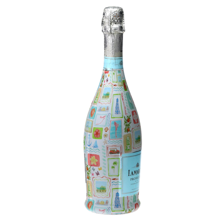 Beau Bottles Little Blue Designs From FL with Love - Prosecco Collection